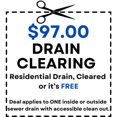 Drain Clearing Special ABT plumbing
