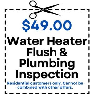 water heater flush special abt Plumbing